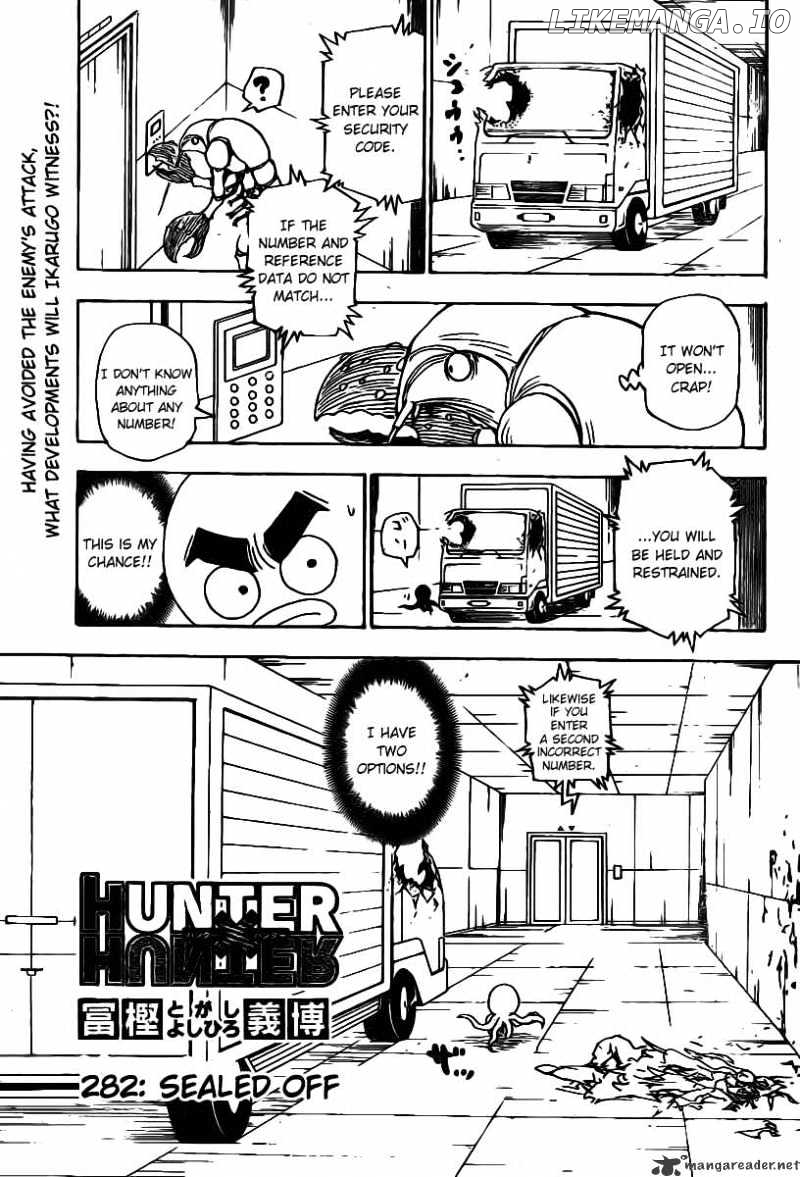 Hunter x Hunter, Chapter 282 image 01